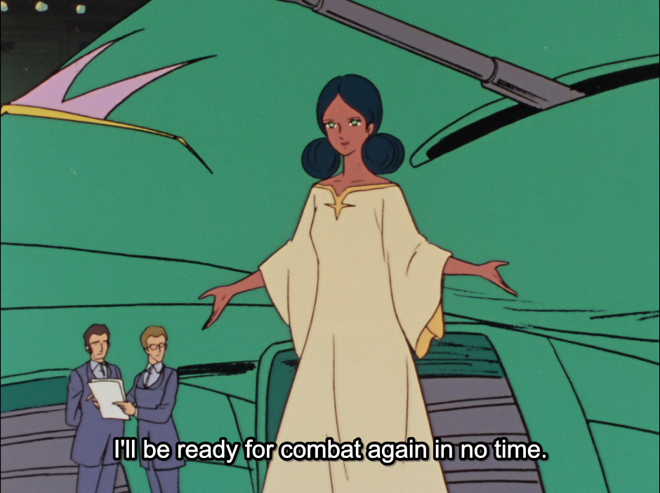 Lalah in front of Elmeth.