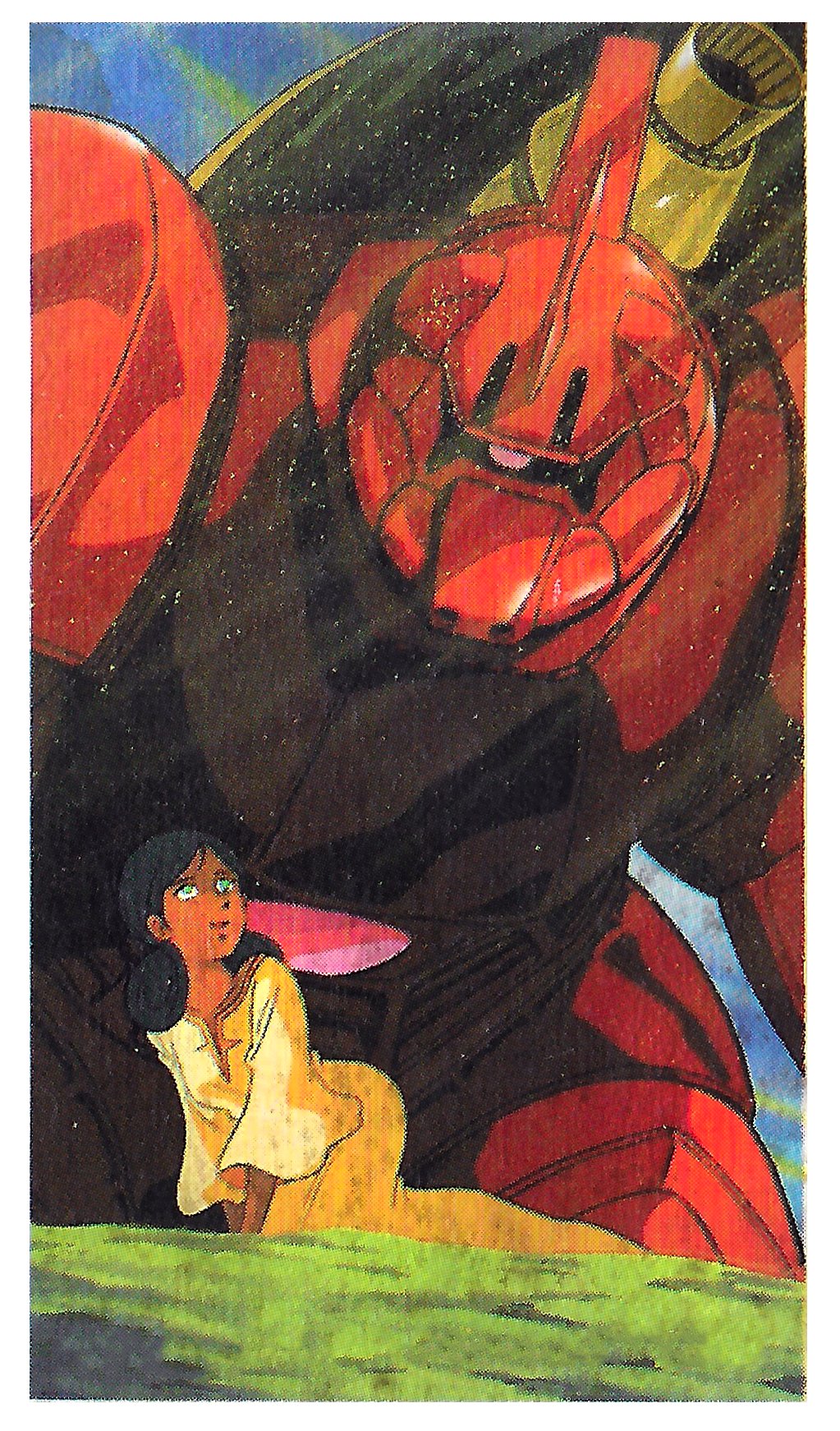Lalah looking at Gelgoog.