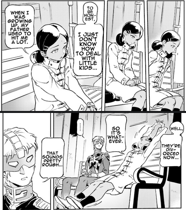 Lalah telling Nishi about her father.